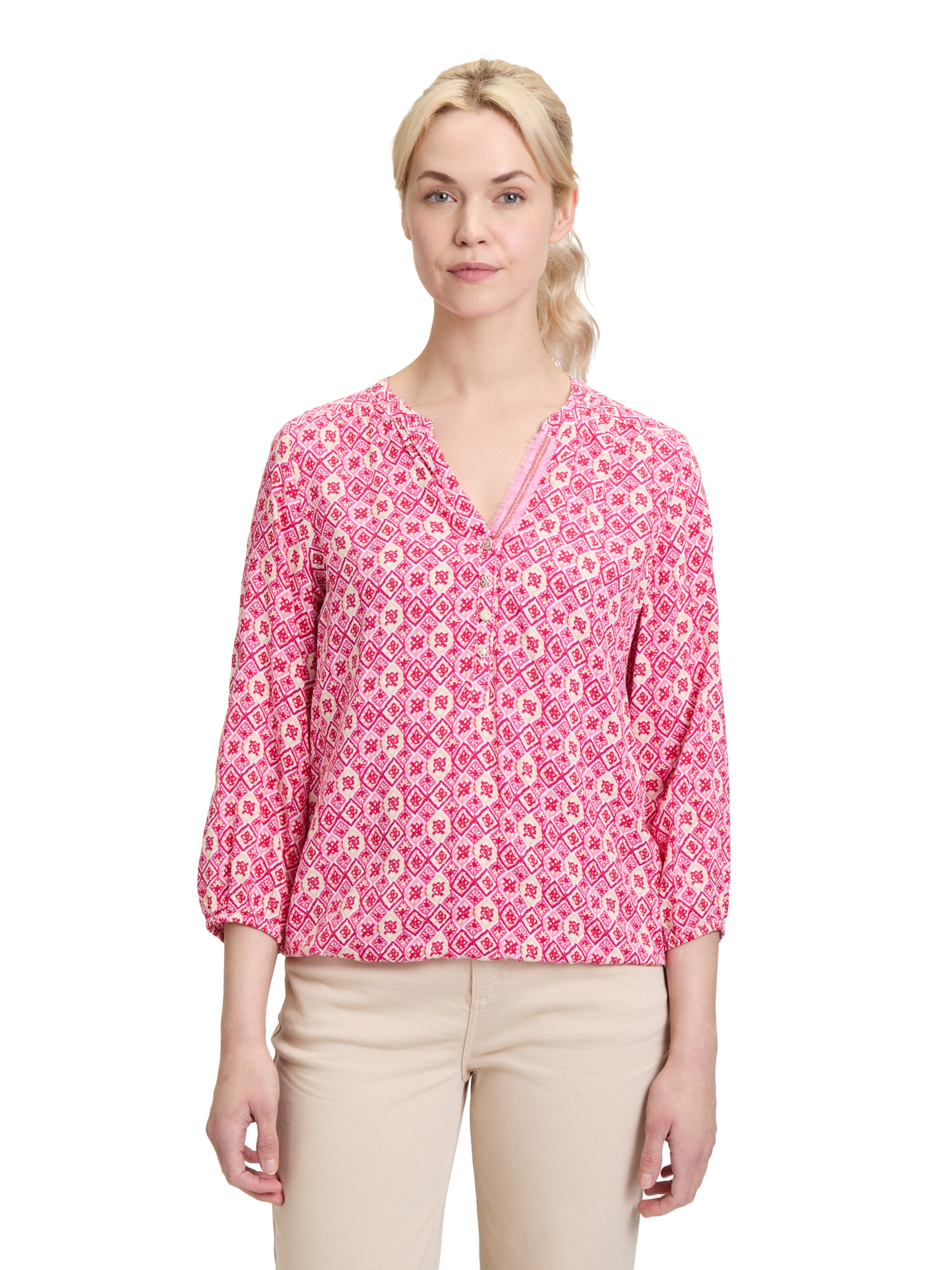 Camicia da donna di Cartoon in rosa: frontale