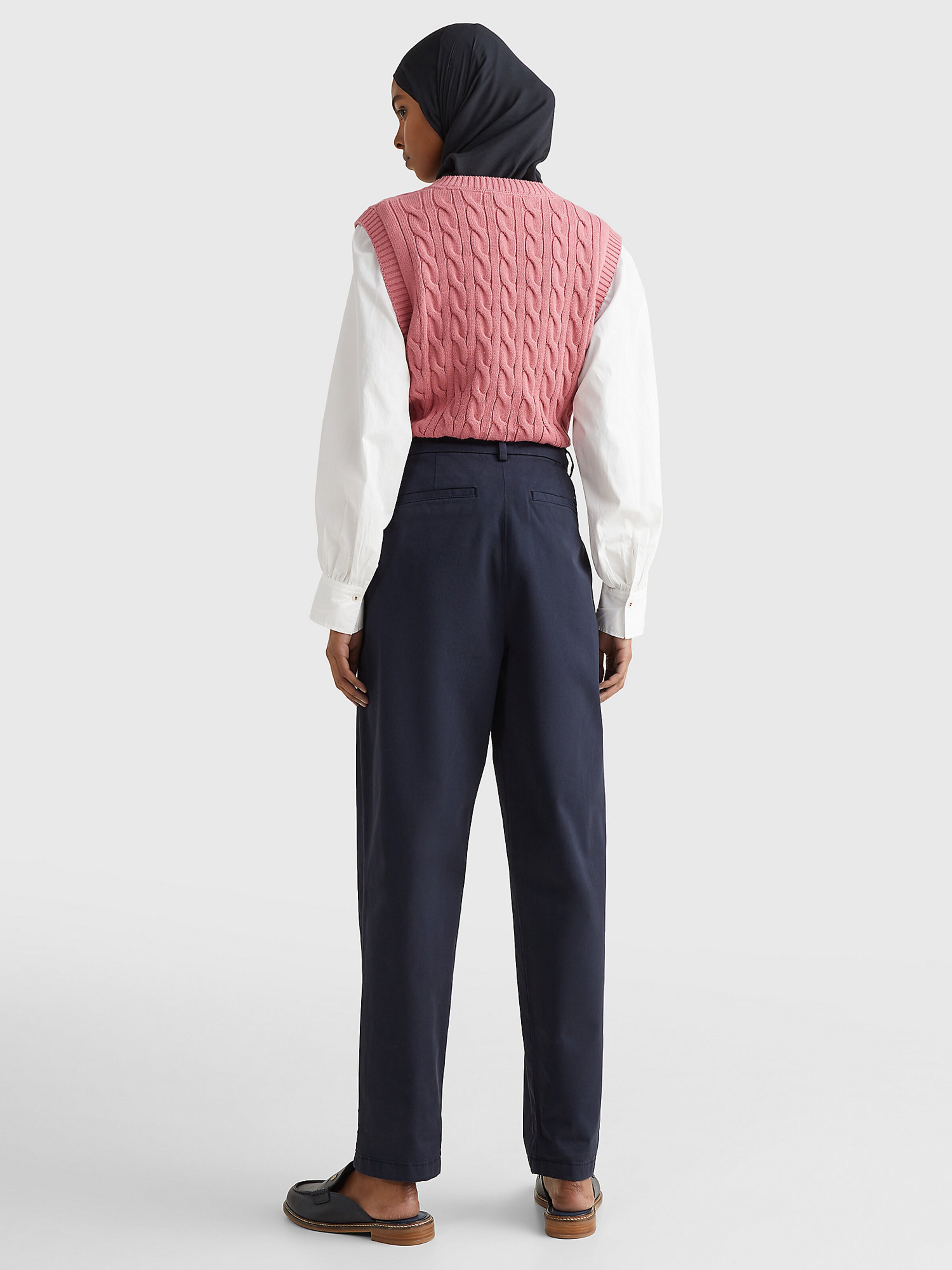 Frauen Große Größen TOMMY HILFIGER Hose in Navy - XE23672 Frauen Große Größen TOMMY HILFIGER Hose in Navy - XE23672