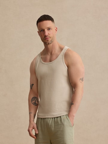 DAN FOX APPAREL Shirt 'Vince' in Grey: front