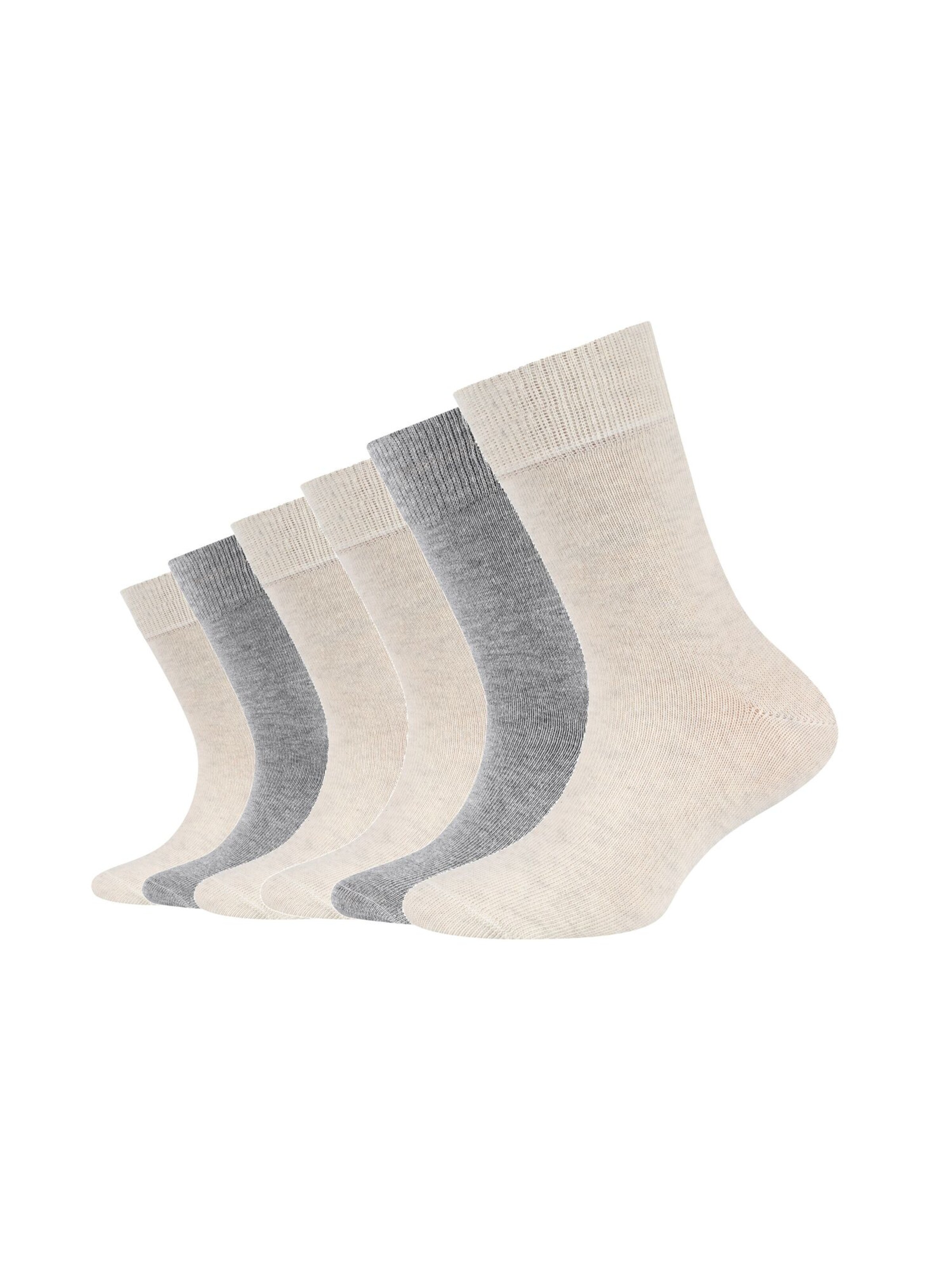 camano Socks in Beige: front