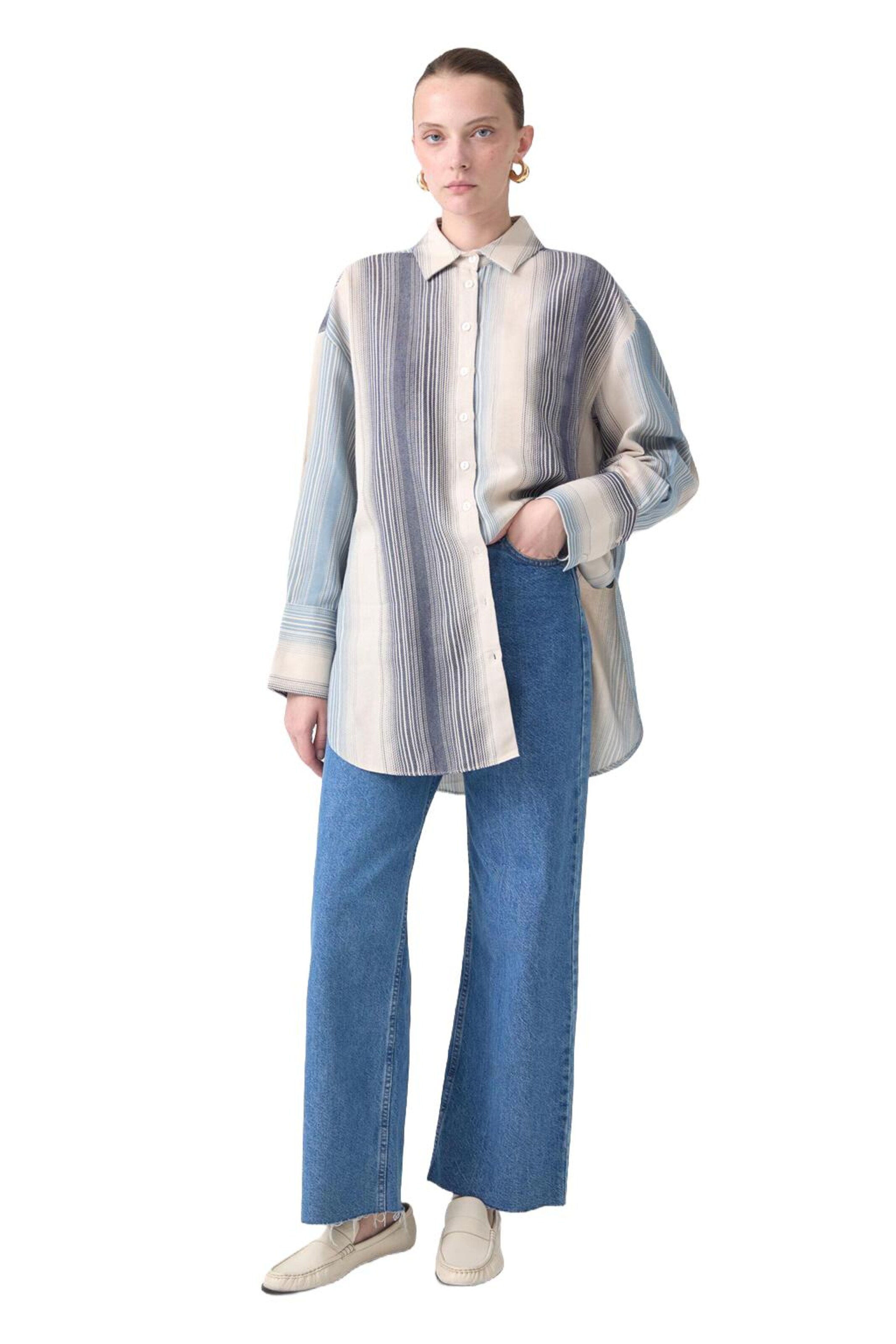 Chemisier Touche Prive en beige