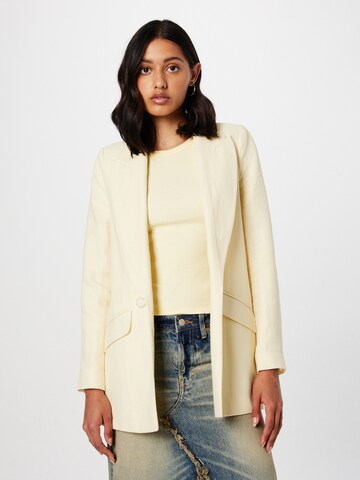 Blazer River Island en jaune : devant