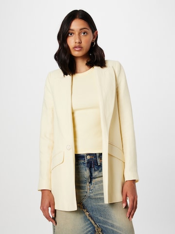 River Island Blazer in Yellow: front