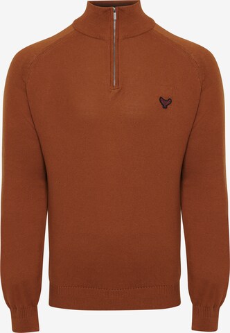 Threadbare Pullover 'Lawson' in Braun: predná strana