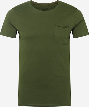 BLEND Shirt 'Noel' in Groen: voorkant