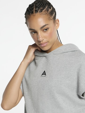 pilka A-Game Megztinis be užsegimo 'Cropped Sleeveless Hoodie'