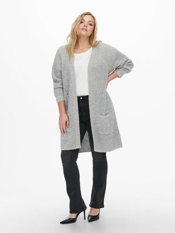 ONLY Carmakoma Strickjacke 'Carbernie' in Grau