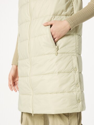 Gilet di comma casual identity in beige