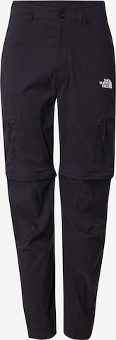 THE NORTH FACE Tapered Ulkoiluhousut 'EXPLORATION' värissä musta: etupuoli