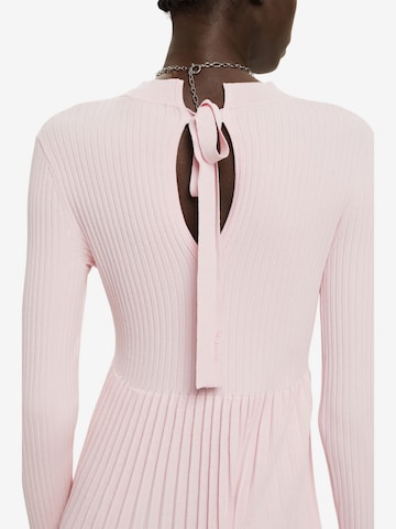 ESPRIT Knitted dress in Pink