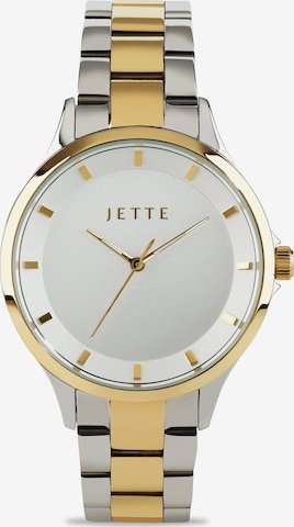 JETTE Analog Watch in Gold: front