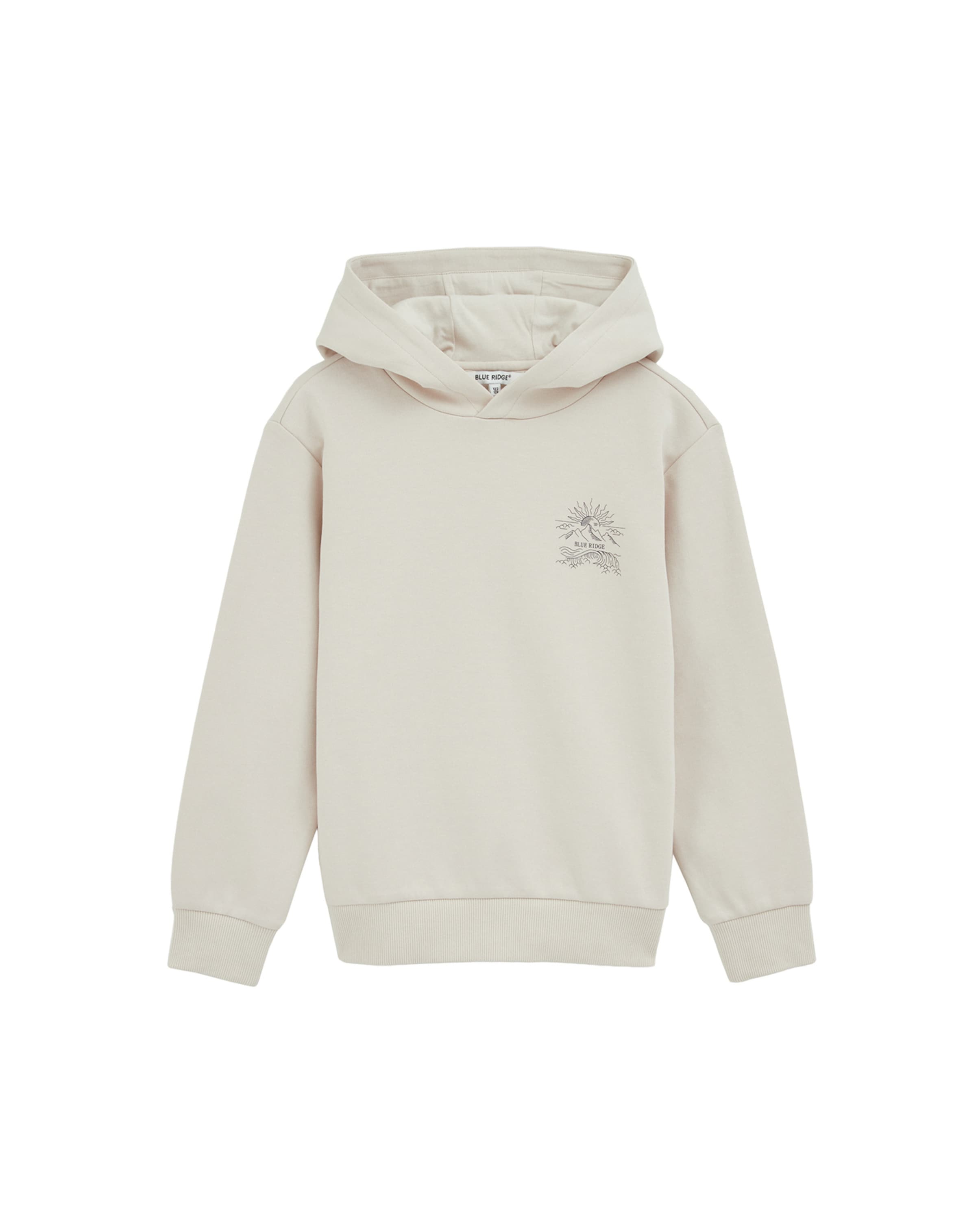 WE Fashion Mikina – béžová: přední strana