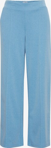 Wide Leg Pantalon 'Kate' ICHI en bleu : devant