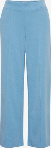ICHI Wide leg Pants 'Kate' in Blue: front
