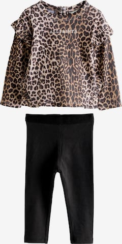 smALLSAINTS Setti värissä ruskea: etupuoli