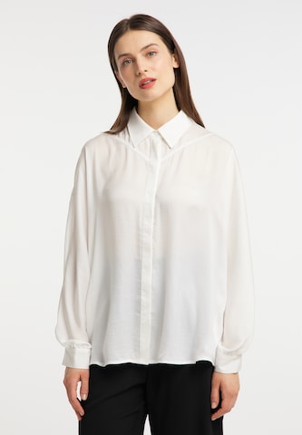 RISA Blouse in Wit: voorkant