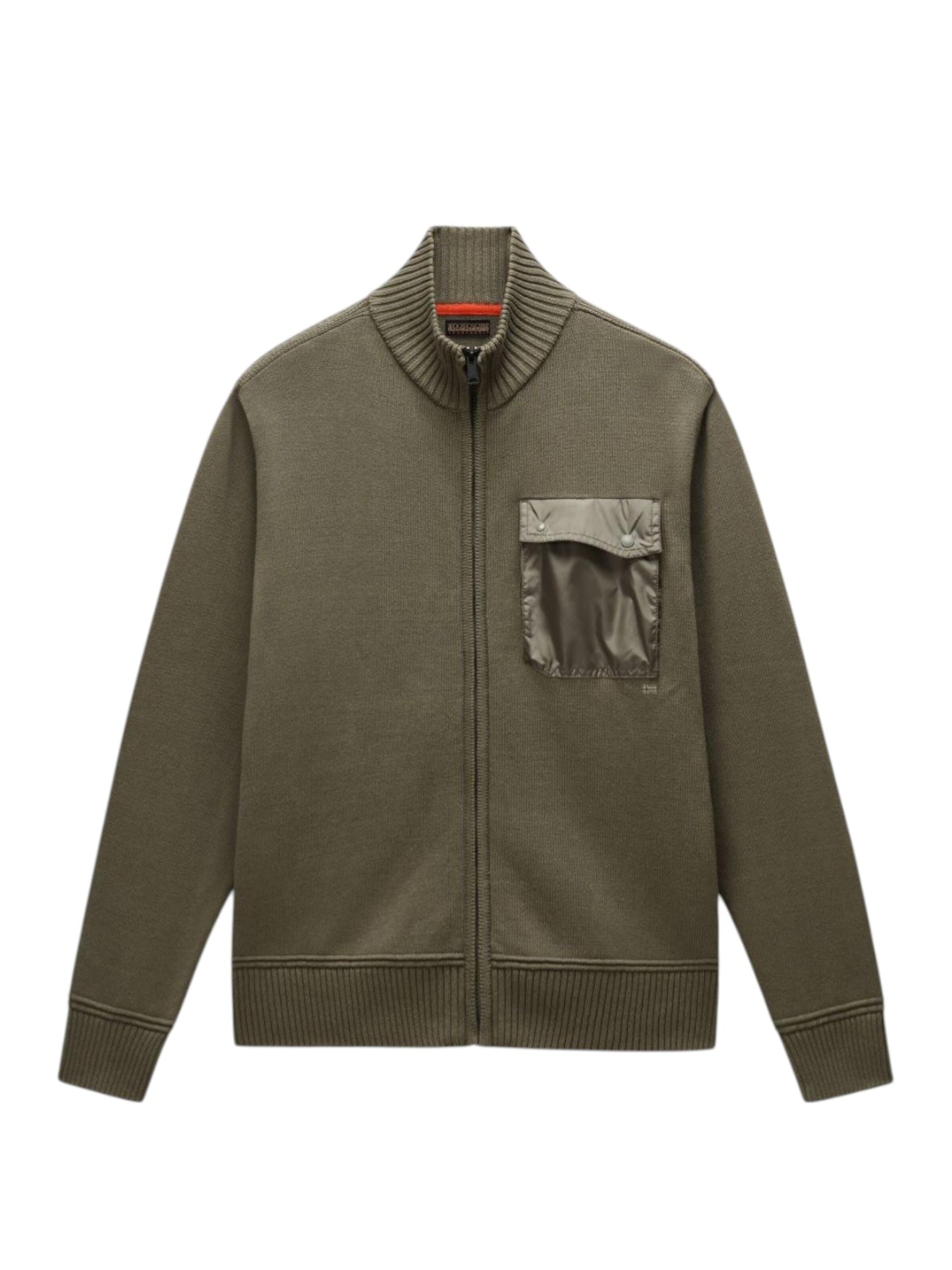 NAPAPIJRI Strickjacke‌‌‌‌‌ in Grün: Vorderseite