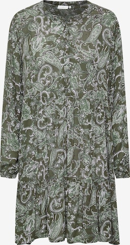 Robe-chemise 'Evity' Kaffe en vert : devant