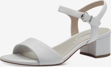 TAMARIS Strap Sandals in White: front