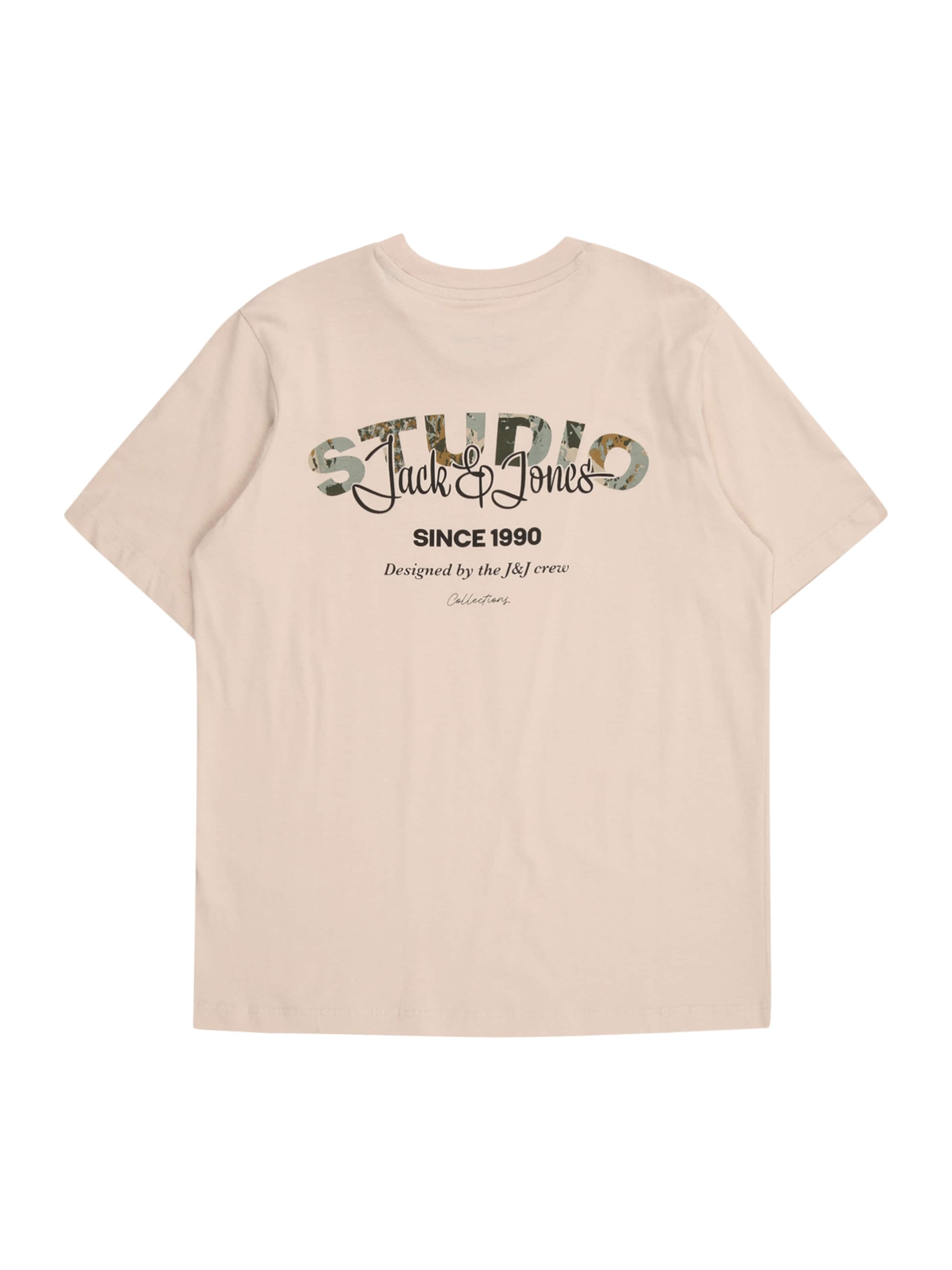 Jack & Jones Junior T-shirt 'JJYUKI' i beige