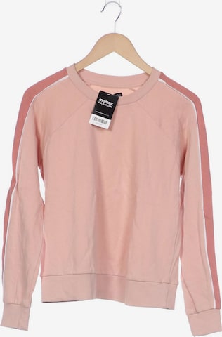 even&odd Sweatshirt & Zip-Up Hoodie in S in Pink: front