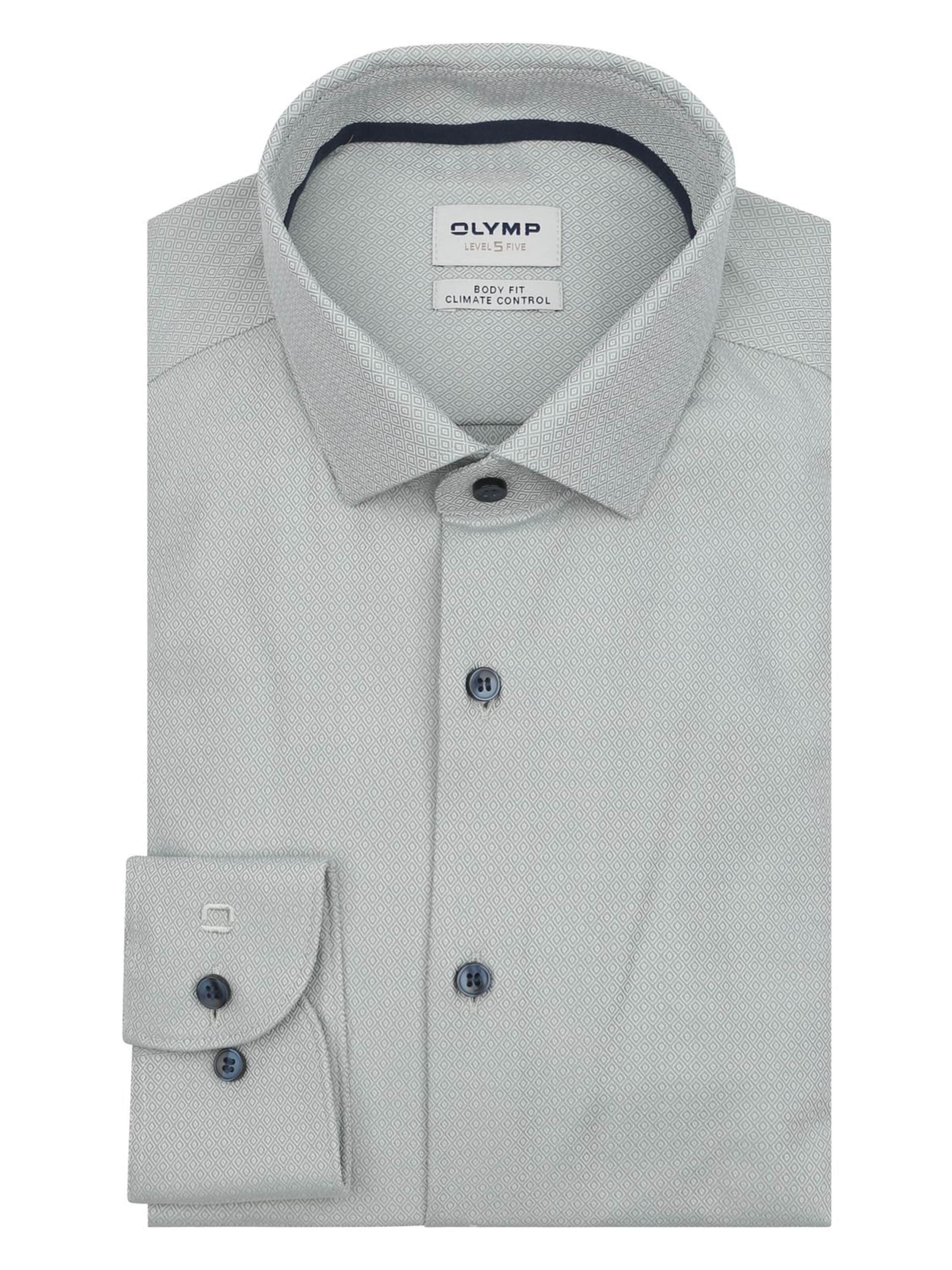 OLYMP Slim Fit Hemd 'Level 5'‌‌‌‌‌‌‌‌‌ in Grün: Vorderseite