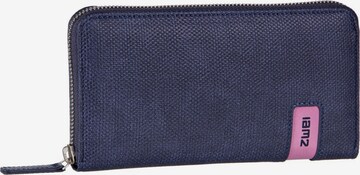 ZWEI Wallet 'Mademoiselle' in Blue: front