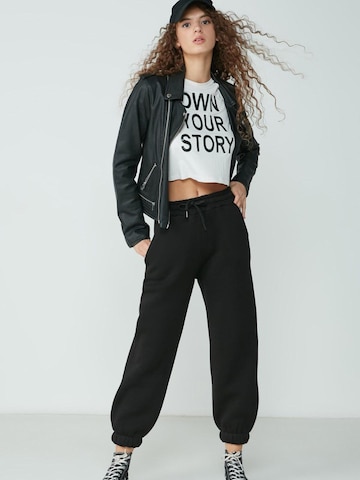 C&City Broek in Zwart: voorkant