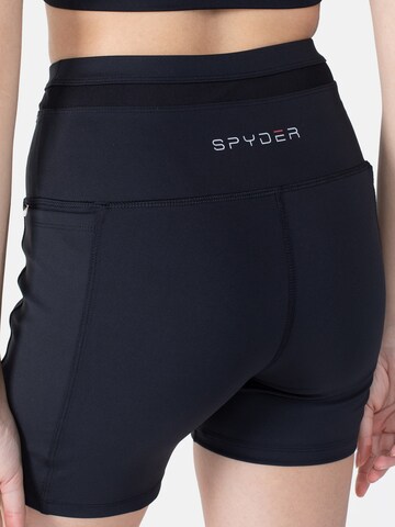 Skinny Pantalon de sport Spyder en noir