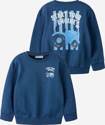 NAME IT - Sudadera en azul: frente