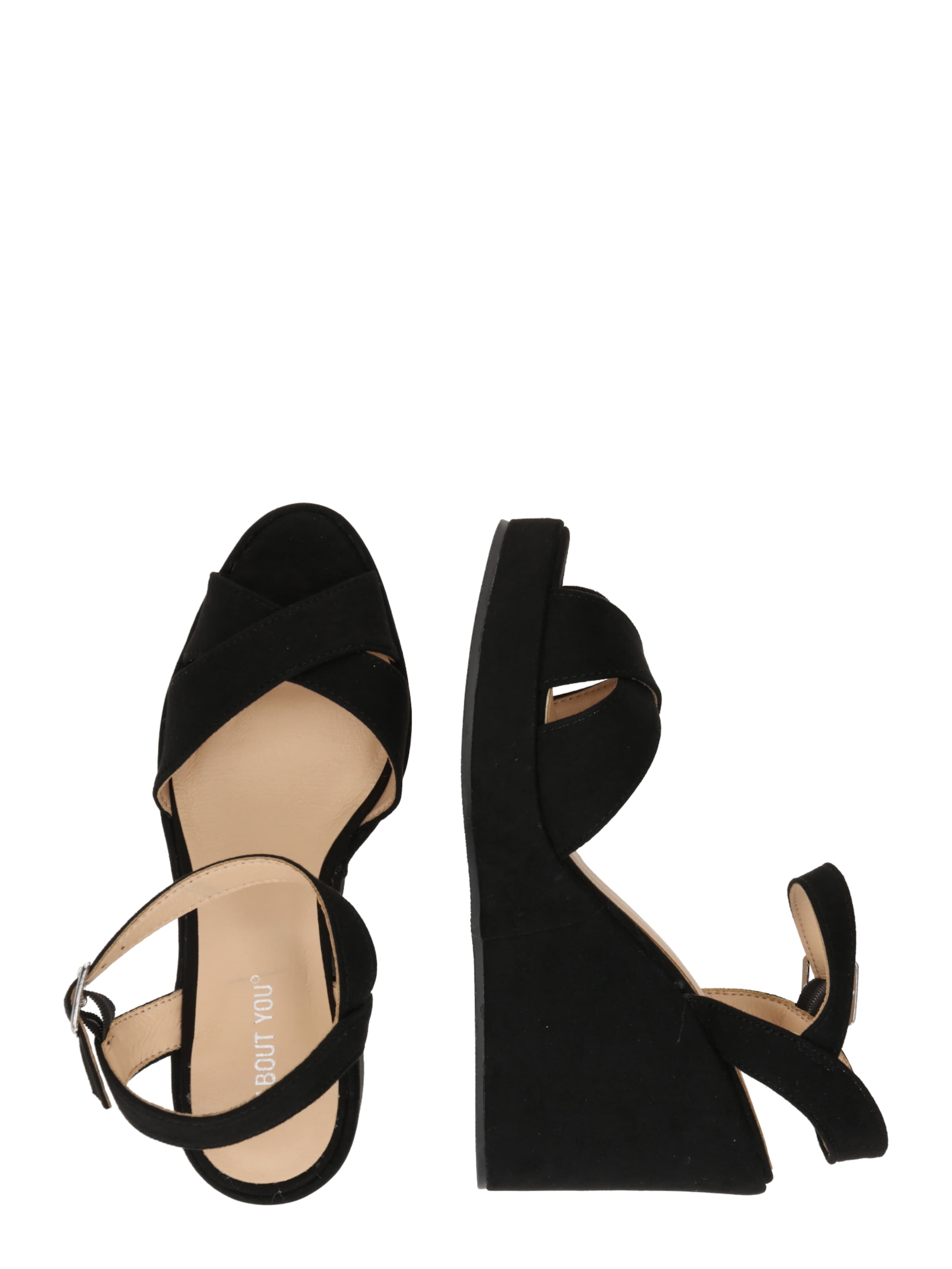 ABOUT YOU Lodičky 'Sandra' - Čierna