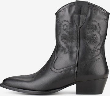Bottes de cowboy 'Moco' PS Poelman en noir : devant