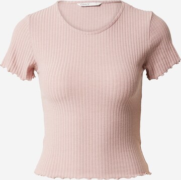 T-shirt 'EMMA' ONLY en rose : devant