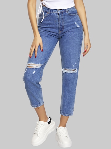 FRESHLIONS Regular Jeans ' Gisela ' in Blue: front