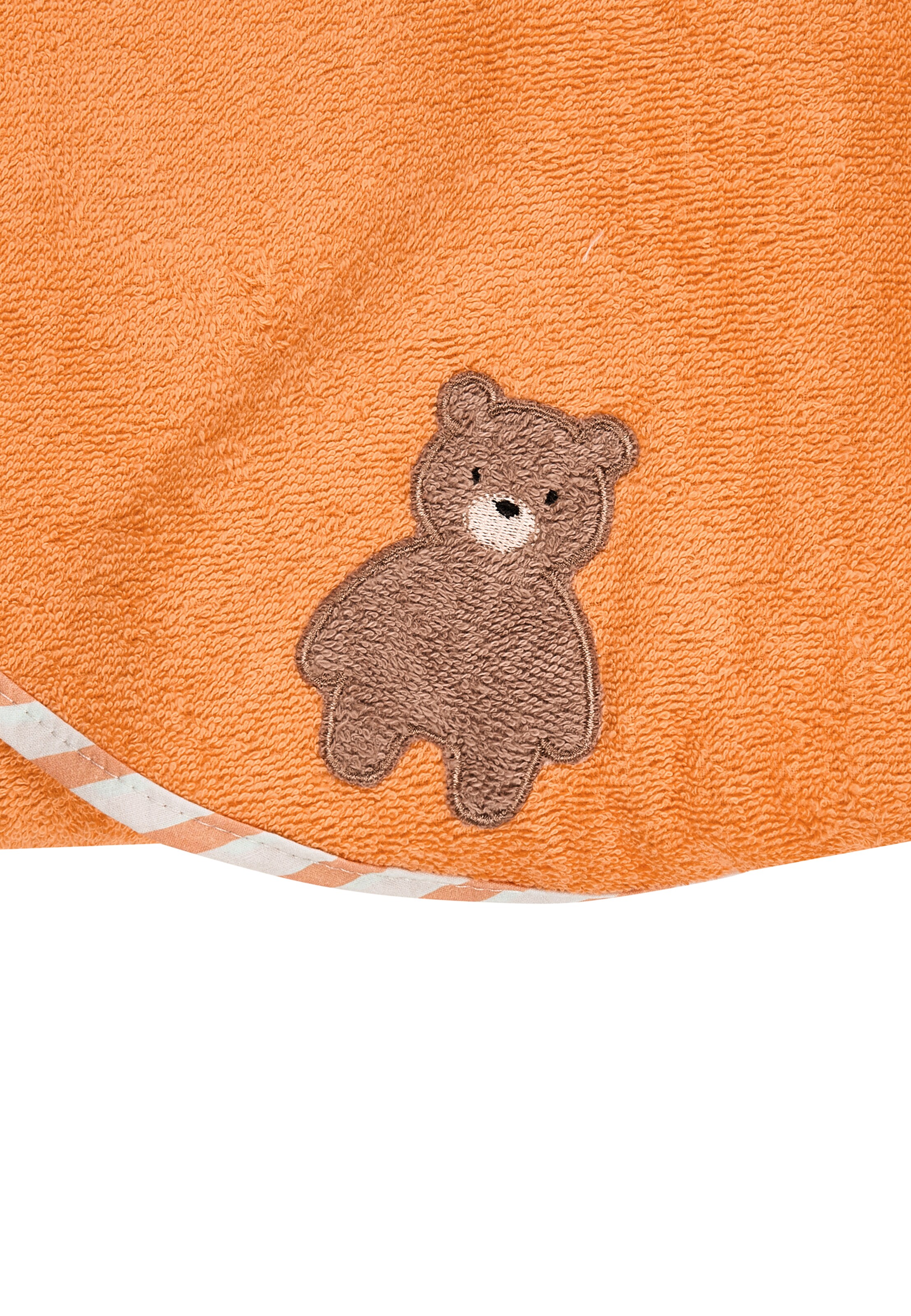 STERNTALER Towel 'BÄR Bo' in Orange
