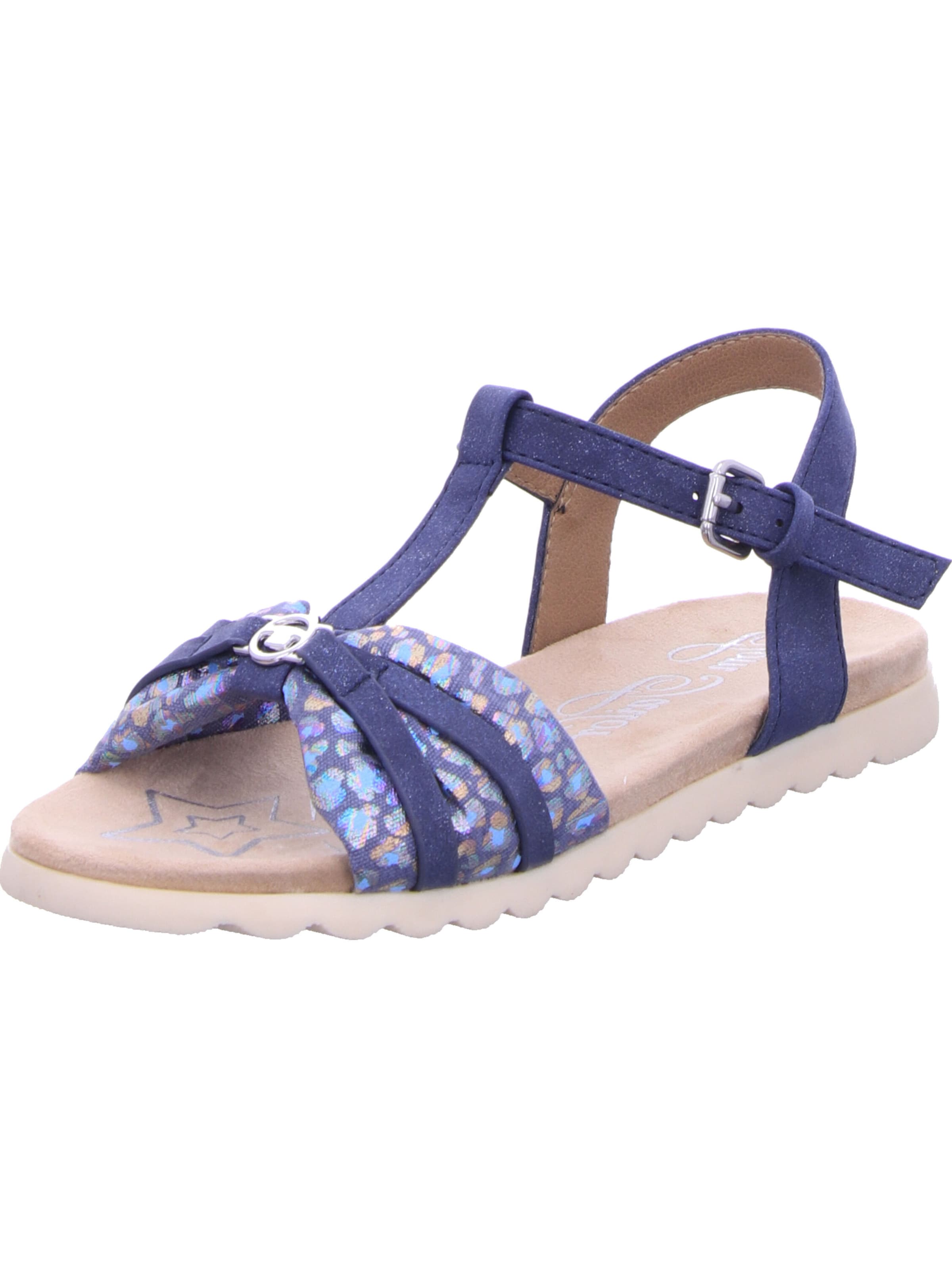 TOM TAILOR Sandály – modrá: přední strana