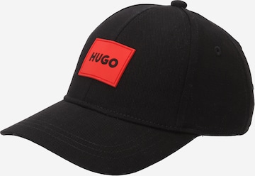 HUGO Hat in Black: front