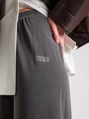 Wide Leg Pantalon AMERICAN VINTAGE en gris