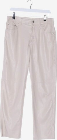 Nanushka Pants in L in White: front