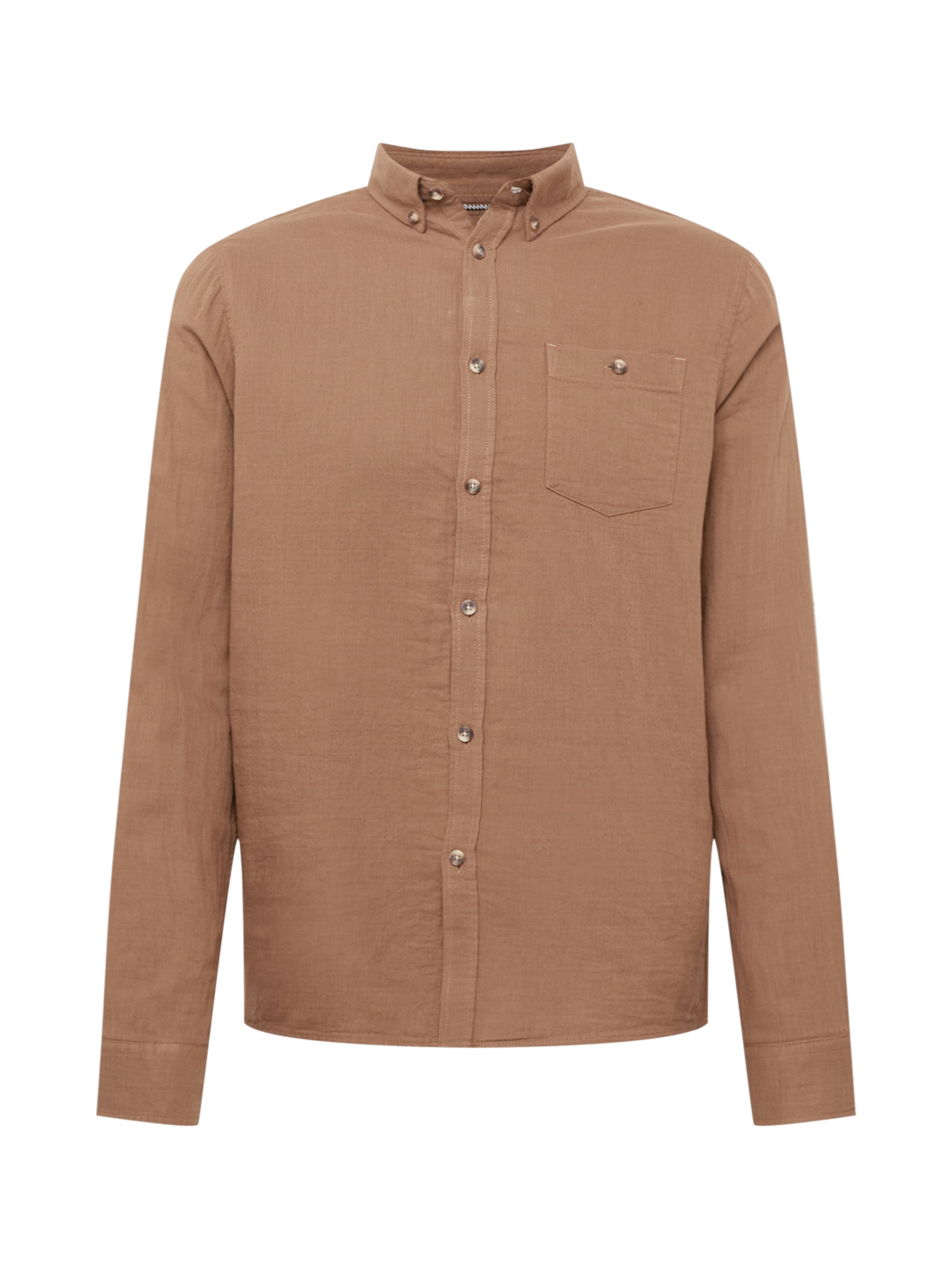 !Solid Overhemd 'Austen' in Bruin: voorkant