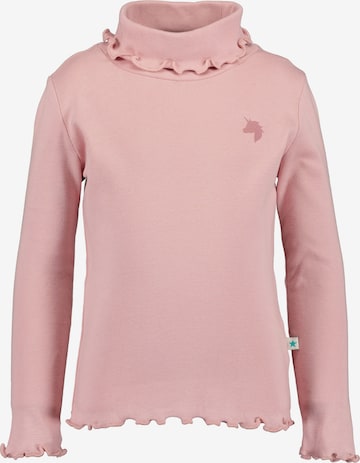 T-Shirt BLUE SEVEN en rose : devant