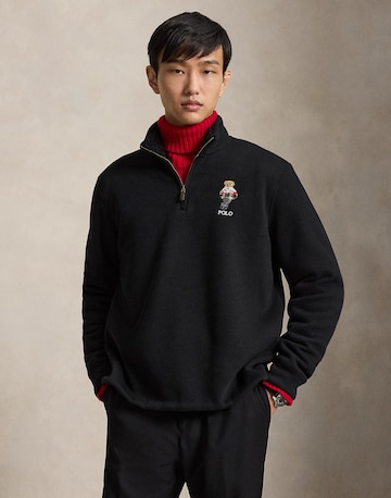 Sweat-shirt Polo Ralph Lauren en noir : devant