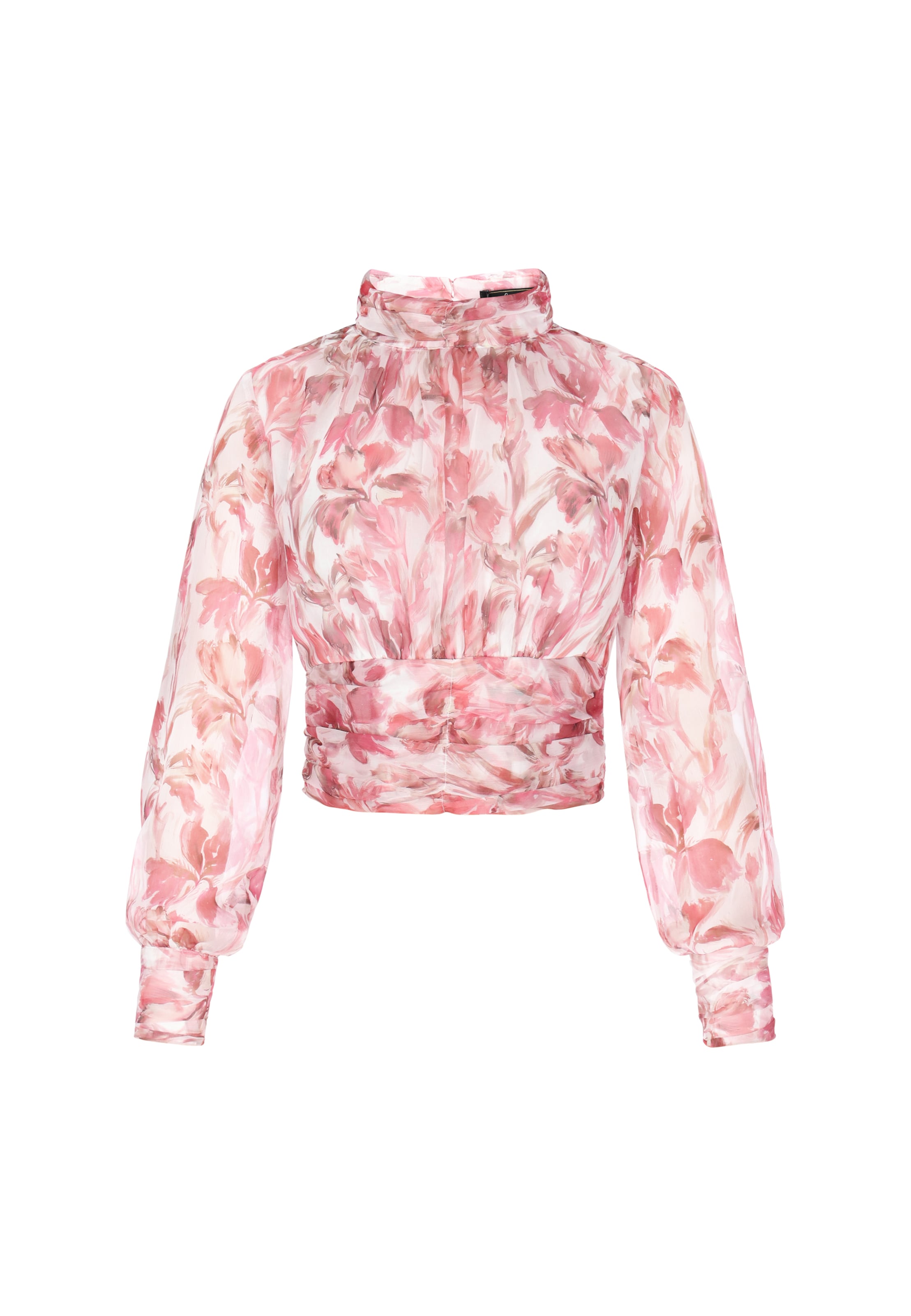 faina - Blusa em rosa: frente