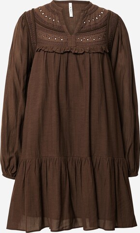 Robe 'LUISA' Pepe Jeans en marron : devant