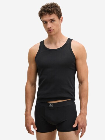 Marc O'Polo Undershirt ' Classic ' in Black: front