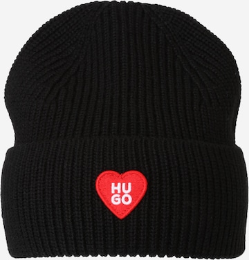 Căciulă 'Sentialy' de la HUGO pe negru: față