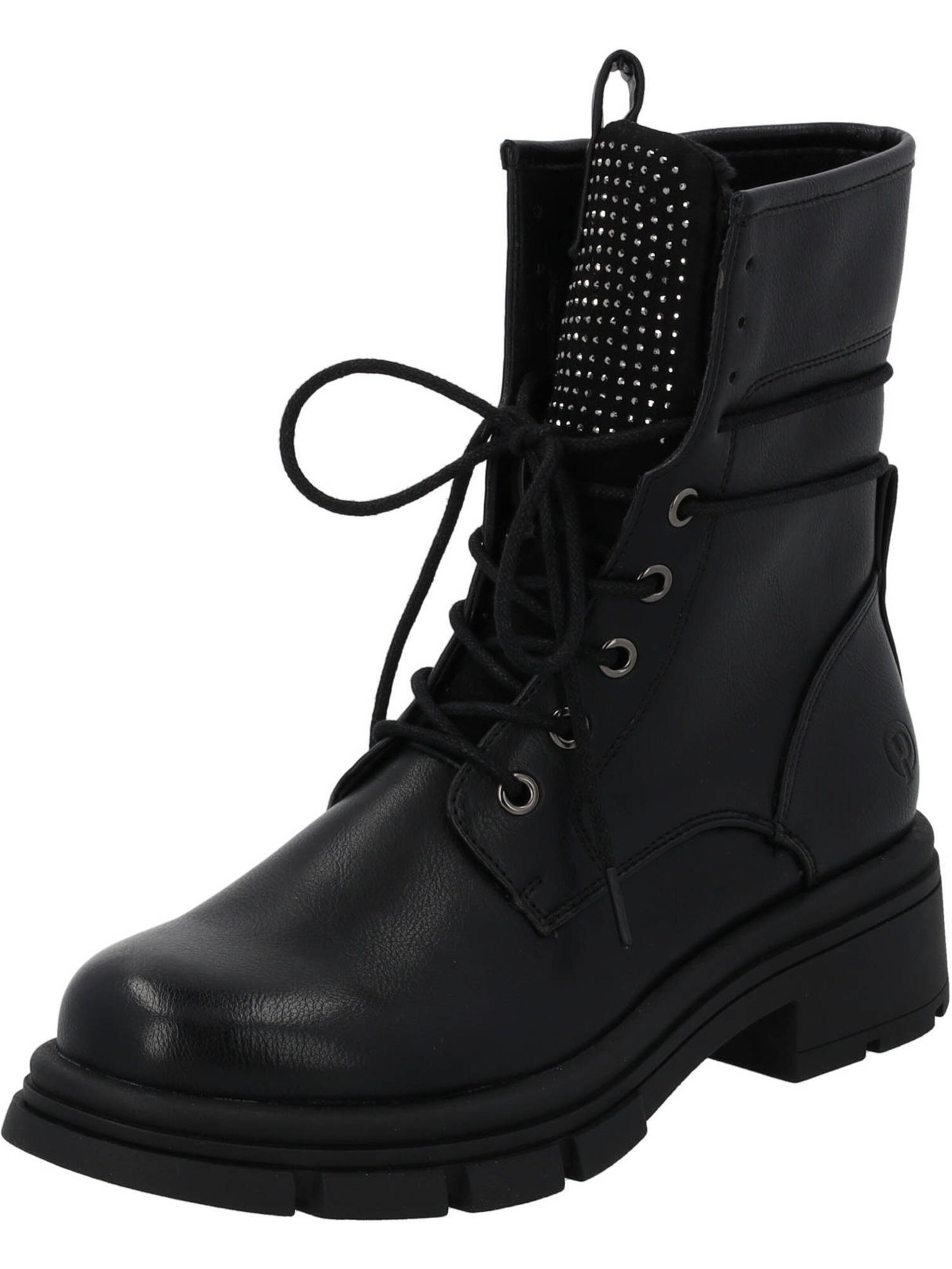 Palado Veterlaarsjes 'Lorsan' in Zwart: voorkant