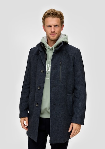 s.Oliver Between-Seasons Coat in Blue: front