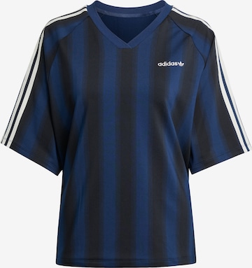 ADIDAS ORIGINALS Shirt 'Loose Linear' in Blue: front