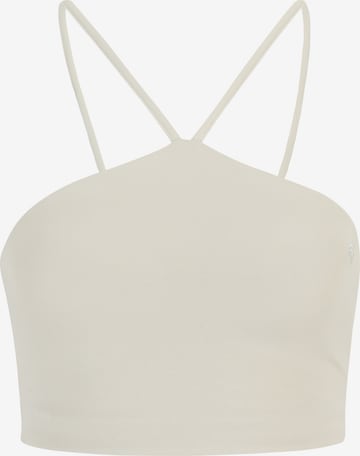 OCEANSAPART Bustier Urheilurintaliivit 'Cruz' värissä beige: edessä